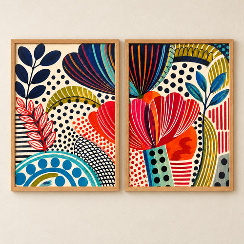 Large diptych pair set - large, a3