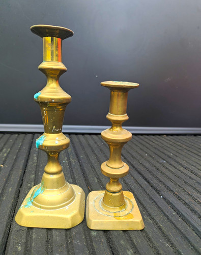 Pair vintage brass - pair,