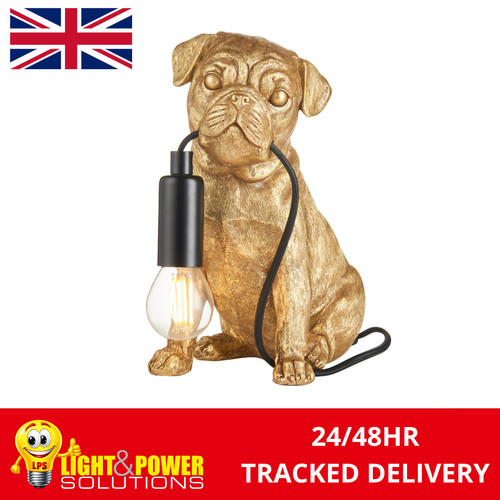 Gold pug puppy dog - gold,