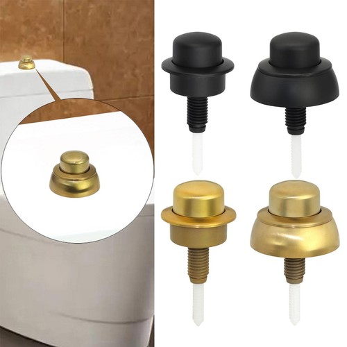 Toilet button single flushing - toilet,