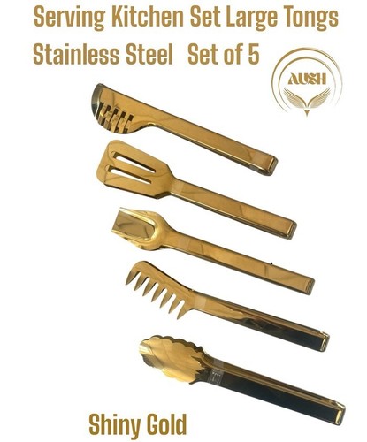 Set 5pcs large serving tongs - 5pcs,