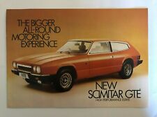 Scimitar GTE Car Brochure 1976 on Perfect