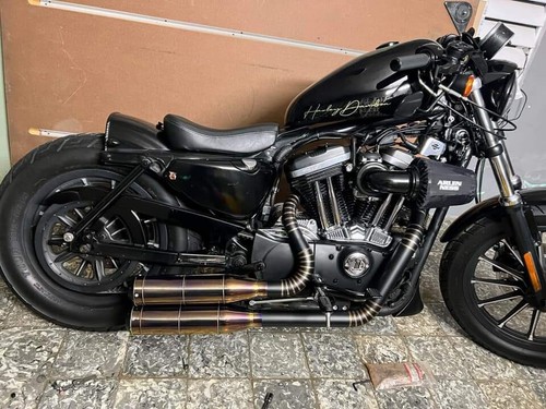 Custom exhaust harley - custom, 2-2