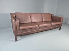 3 Seater Leather Sofa Vintage