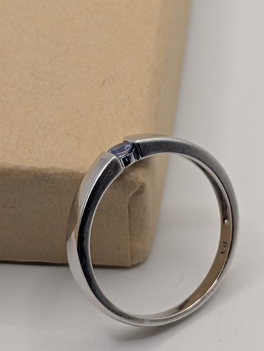 9ct white gold tanzanite - 9ct,