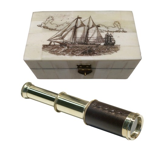Polished brass pocket - polished,