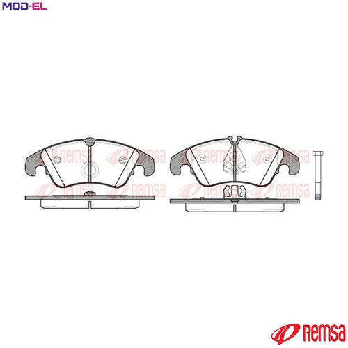 Brake pad set disc - pad,