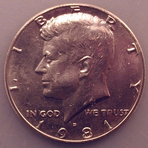 1981 kennedy half dollar - 1981,