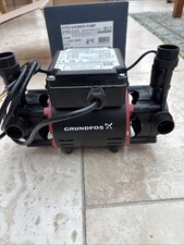 Grundfos STR2-2.0C Shower Pump Complete with Hose Connections Used