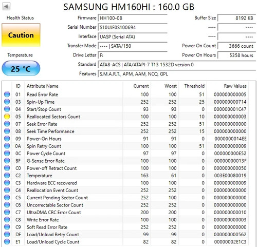 Samsung hm160hi 160gb - samsung,