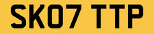 SCOTT SCOT NUMBER PLATE