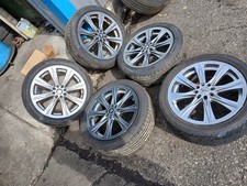 PEUGEOT 406 COUPE ALLOY WHEELS ALLOYS AND TYRES X5 LOVELY SET 225/45/18 18" ~