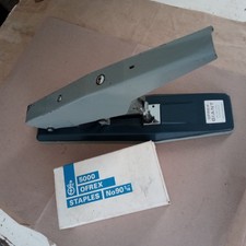 Ofrex  Giant Stapler Heavy Duty 12" & Box No. 90 7/16"  staples Retro Office