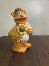 Vintage Fozzie Bear Cookie Jar Jim Henson Muppets