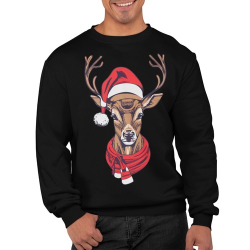 Reindeer xmas jumper funny - reindeer,