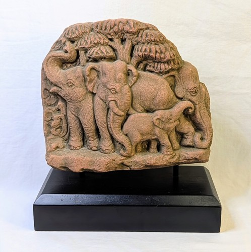 Vintage hand carved red - vintage,