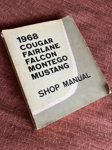 1968 original cougar fairlane - 1968,