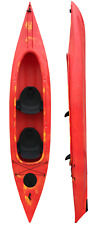 2 Person Kayak Sit in Kayak 2 Adult Seats RIBER Two Seat Open Kayak