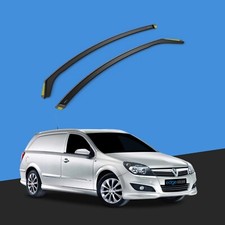 Vauxhall Astra H MK5 2004-2012 3 Door VAN Estate Wind Deflectors 2pc Tinted