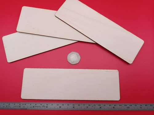 Wood rectangle 6cm craft - wood,