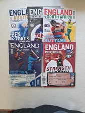 ENGLAND CRICKET PROGRAMMES +2 TICKETS 