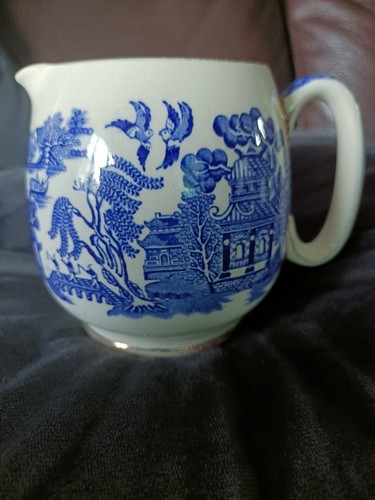 Sadler blue white willow - blue, &