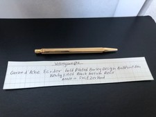 Caran d’Ache Ecridor Gold Plated Barley Designed Ballpoint Pen with New Refill