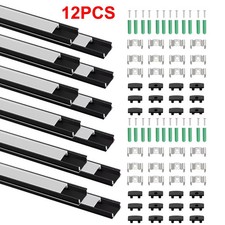 12Pack 3.3ft LED Aluminium