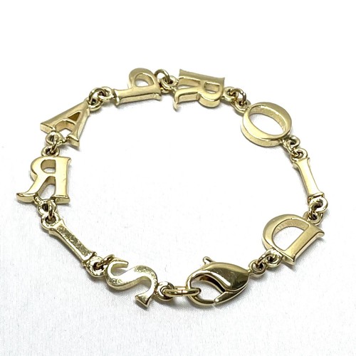 Dior paris logo bracelet gold - bracelet,