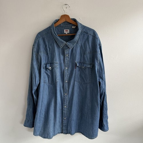 Levis denim shirt mens 4xl - levis,