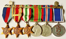 Medal Group - 2WW Africa and Italy Campaign group Police Long Service Chief Insp