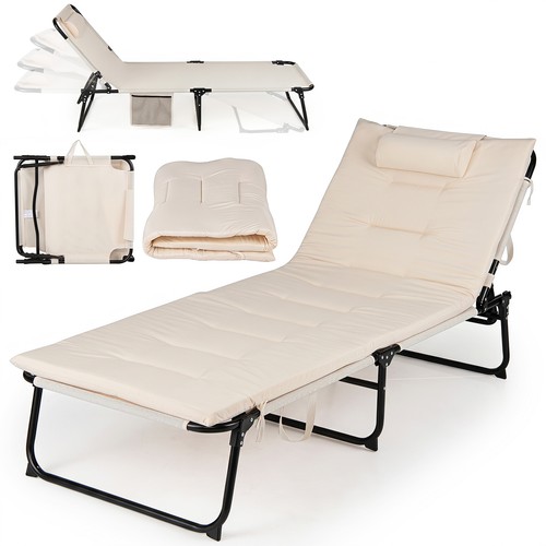 Folding sun lounger - sun, with