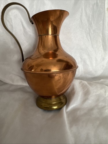 Vintage copper vase - vintage, with