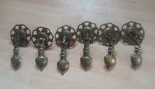 Antique brass drop-bail drawer