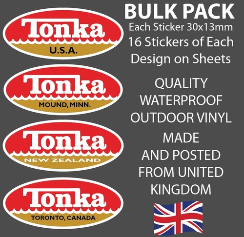 Tonka bulk pack stickers - bulk,