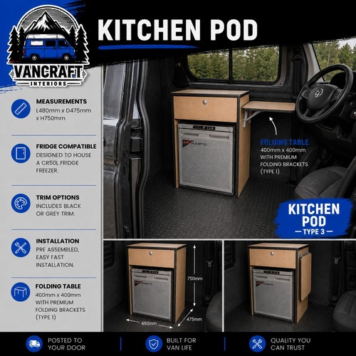 Camper kitchen pod unit - kitchen,