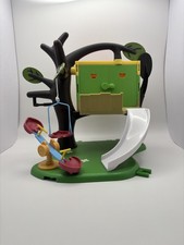 Peppa Pig Treehouse Playground Playset with Figures – Slide, Swing & Seesaw