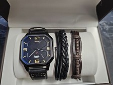 Large Face Analogue Leather