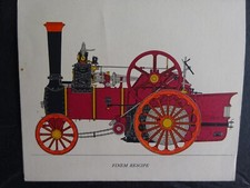 Steam Traction Engines  - 3 coloured drawings
