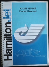 HAMILTON HJ-241 JET UNIT ENGINE SERVICE MANUAL