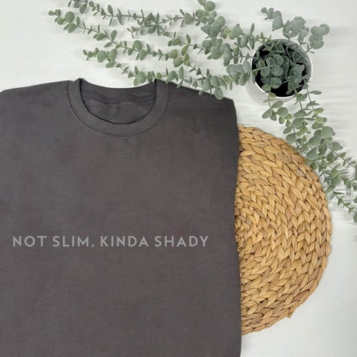 Slogan sweatshirt not - not, slim