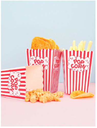 10pcs mini paper popcorn - 10pcs,