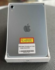 Apple iPad Mini 7th Gen A17 PRO Wi-Fi Cellular, 128GB, Blue, 100% Battery Health