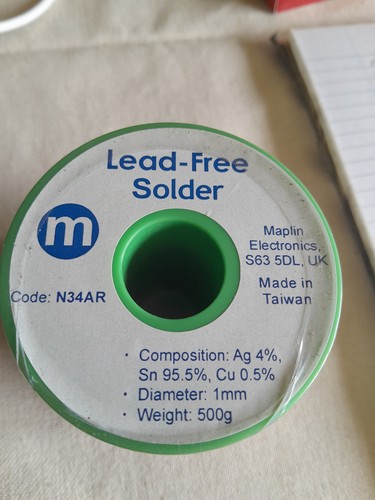 Lead free solder 500g - 500g, 1mm