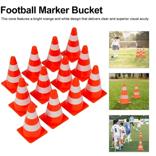 12pcs orange white training - 12pcs,