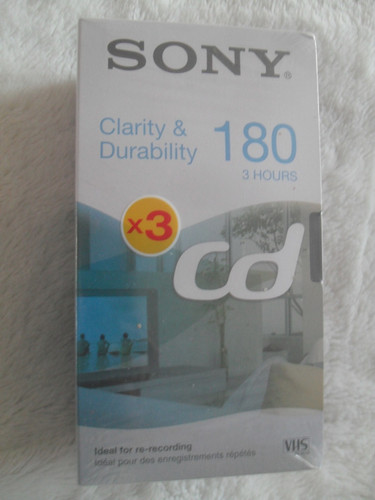 Sony 180 vhs - sony, video