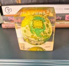 Vintage Lucite Paperweight
