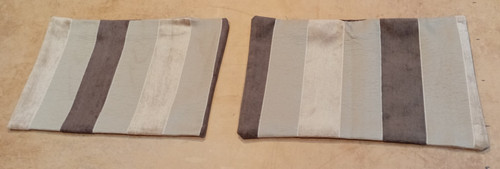 Pair quality brown cushion - quality,