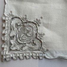 Vintage embroidered white - embroidered,