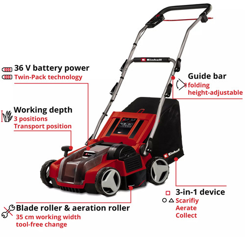 Einhell cordless scarifier - einhell,